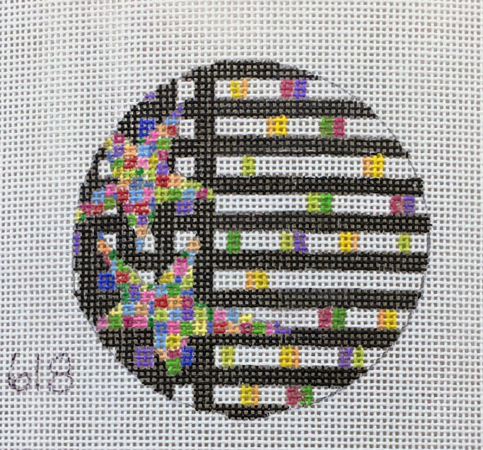 Penny Macleod:PM618 Blk/White 3" round