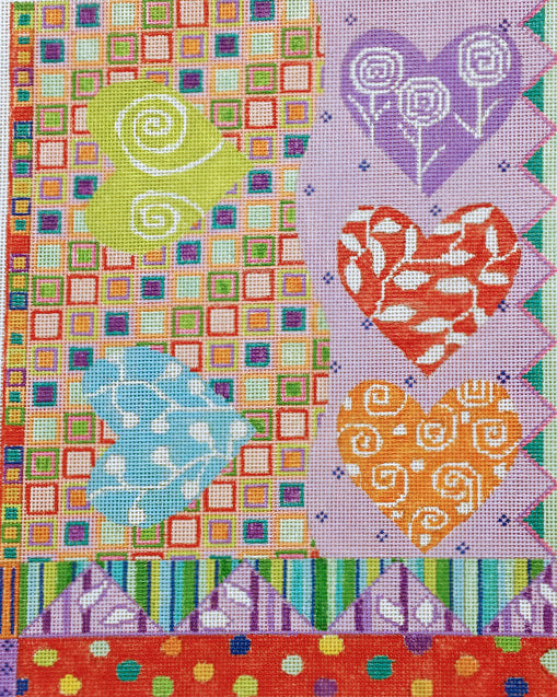 Penny Macleod:PM638 Hearts 11x13 1/2 13M