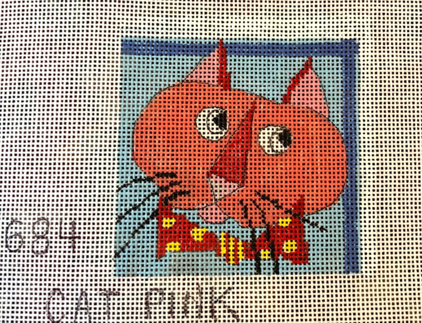 Penny Macleod:PM684 Coaster Cat Dot Tie