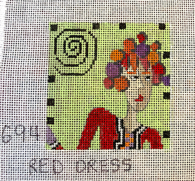 Penny Macleod:PM694 Coaster Red Dress