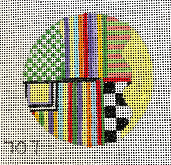 Penny Macleod:PM707 Luggage Tag Coaster 3" Ro