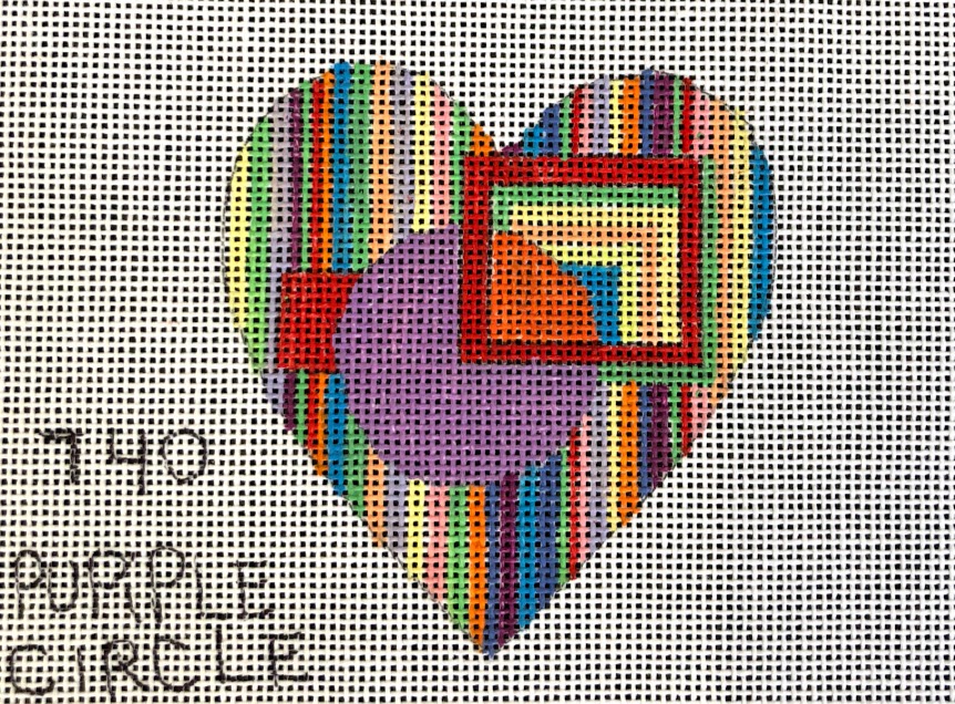 Penny Macleod:PM740 Purple Heart 3" x 3" 18m