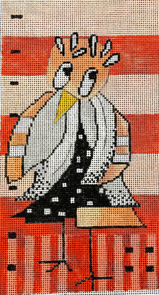 Penny Macleod:PM746 Whats Up Owl 8 1/4 x 4 1/