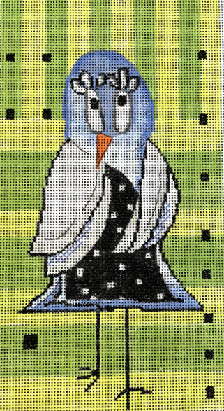 Penny Macleod:PM747 Me? Owl 8 1/4 x 4 1/4  18