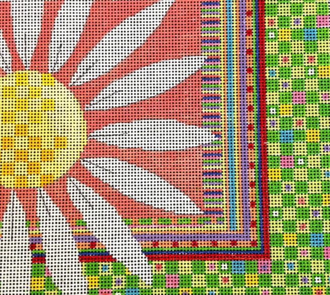 Penny Macleod:PM758 White Flower 7 3/4 x 7 13