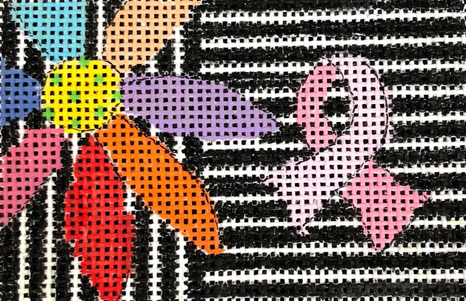 Penny Macleod:PM783 Pink Ribbon Luggage Tag 2