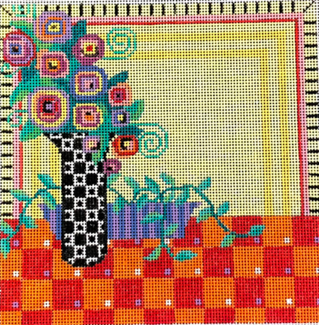 Penny Macleod:PM791 Yellow Wall Orange Table