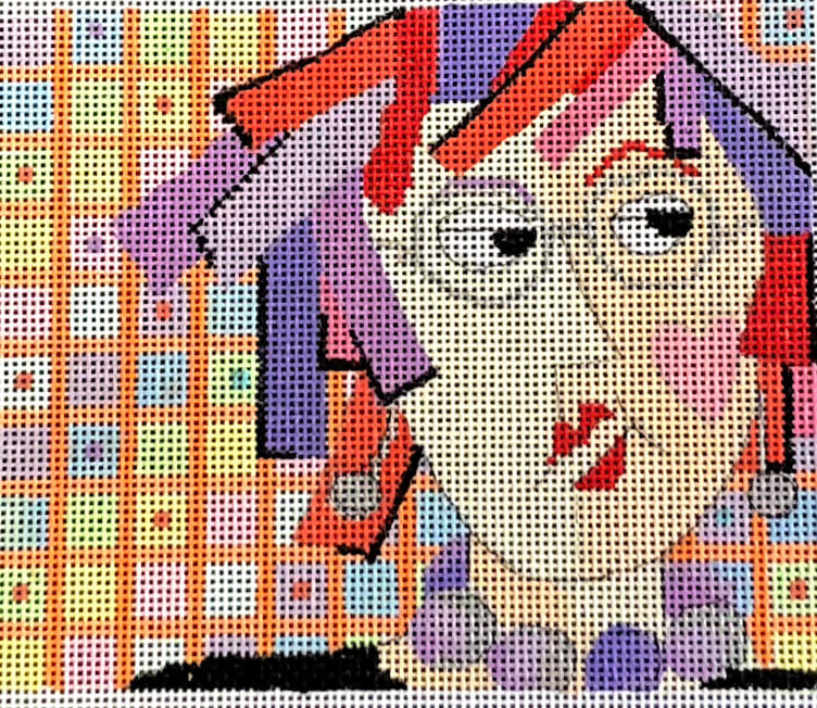 Penny Macleod:PM799 Purple Hair Mom 7 x 6 13m