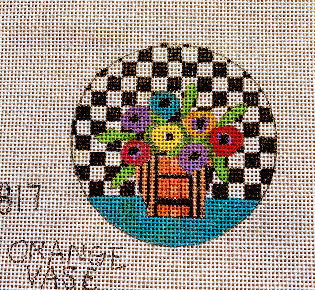 Penny Macleod:PM817 Orange Vases 3 Round 18m