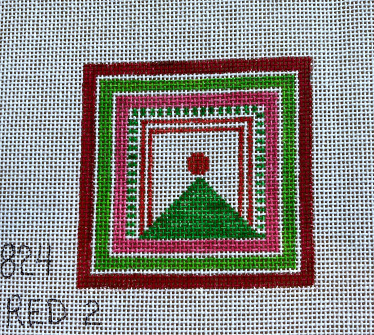 Penny Macleod:PM824 Red 2 3 Sq 18m