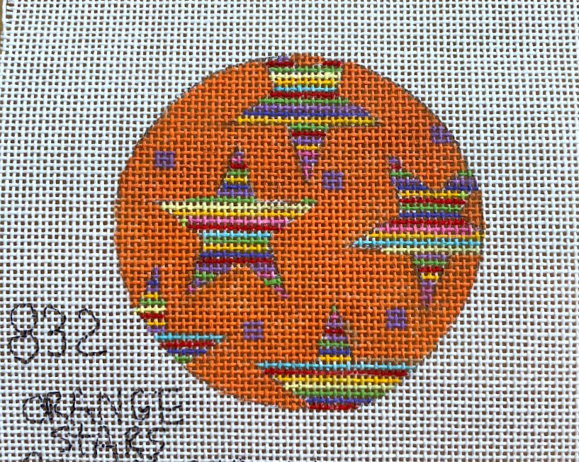 Penny Macleod:PM832 Orange Stars 3 Round 18m