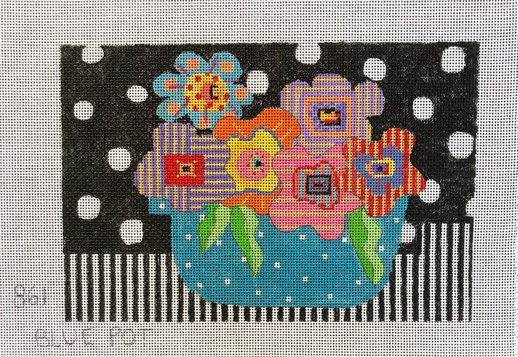 Penny Macleod:PM861 Blue Pot