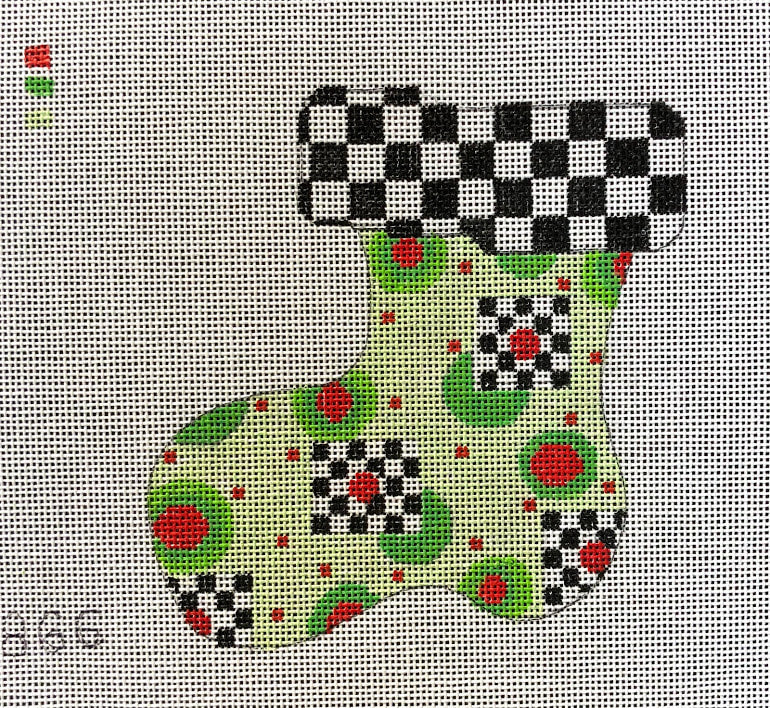 Penny Macleod:PM866 Green Mini Sock 5x5, 18M