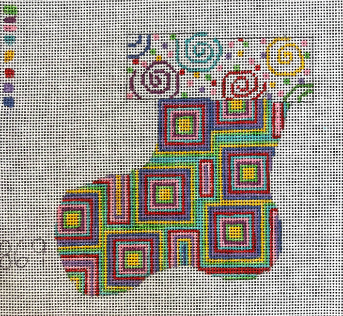 Penny Macleod:PM869 Swirl Mini Sock 5x5 18M