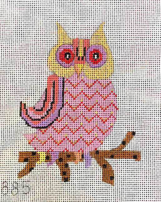 Penny Macleod:PM885 Lavendar Owl 3 1/2x6 18M
