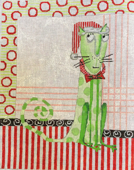 Penny Macleod:PM903 Very Merry Cat 13 x 10 1/