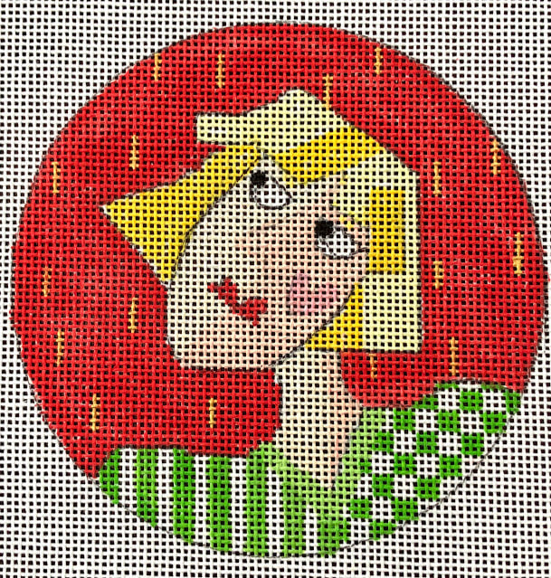 Penny Macleod:PM966 Round Orn 4" 18M