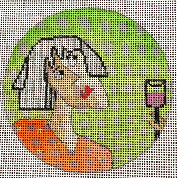 Penny Macleod:PM967 Round Orn 4" 18M