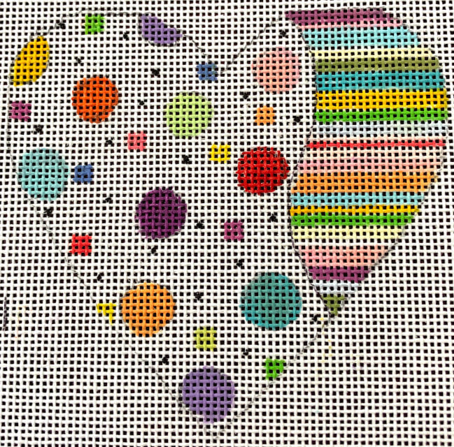 Penny Macleod:PM971 Heart Orn 3 1/2 18M