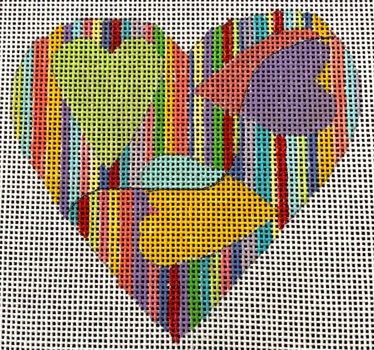 Penny Macleod:PM974 Heart Orn 3 1/2 18M