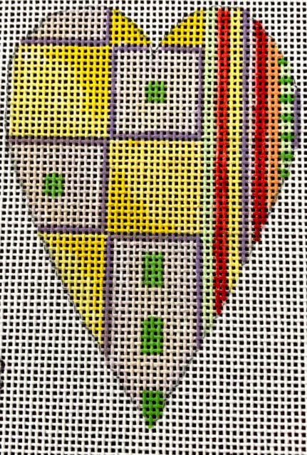 Penny Macleod:PM978 Heart Orn 3" 18M