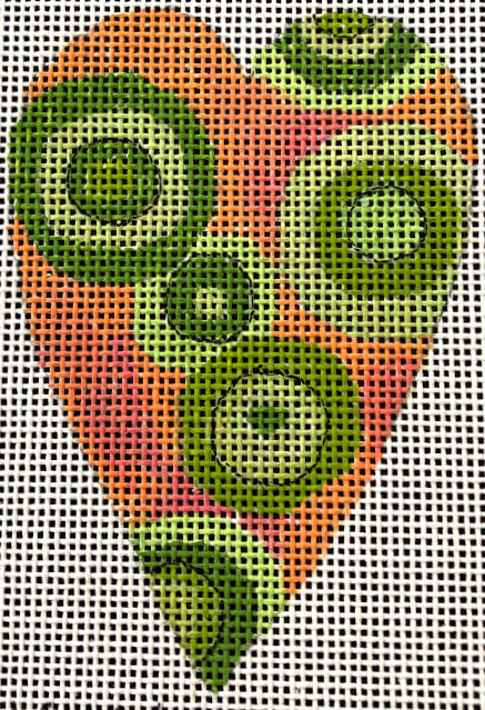 Penny Macleod:PM981 Heart Orn 3" 18M