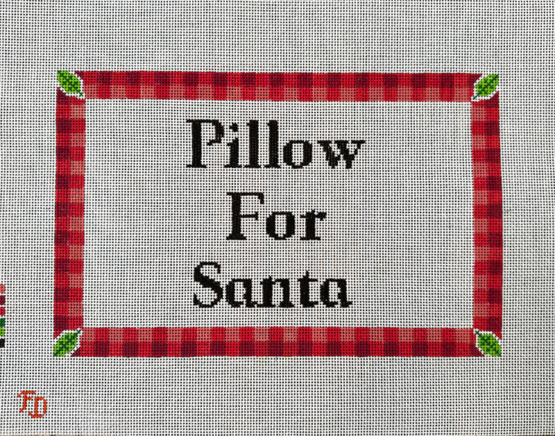 Froopy Designs:FD78 Pillow for Santa 13M 12x7.